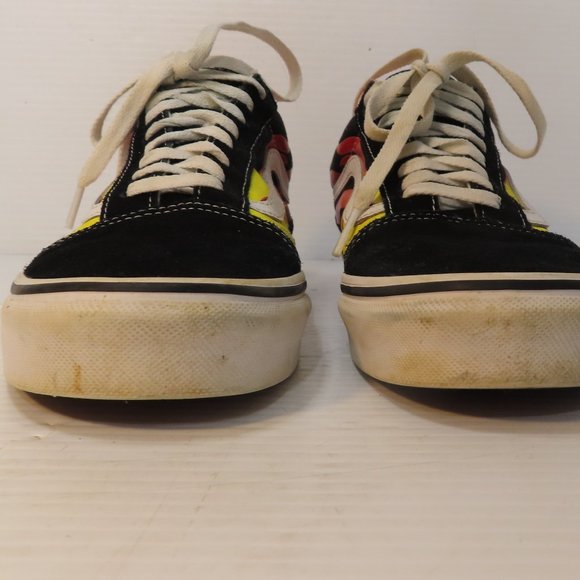 Men s Women s VANS Flame Old Skool suede low rise sneakers M/8 W/9.5 - Picture 11 of 13